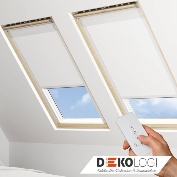 Solar Verdunkelungsrollo für Dachfenster Velux Roto Rooflite Rooflite Dakstra
